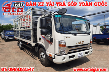 Xe Tải JAC N650 6T5 Thùng Dài 5M3 Máy DEV ĐỨC | Xe Tải JAC 6T4 Thùng Mui Bạt 2021